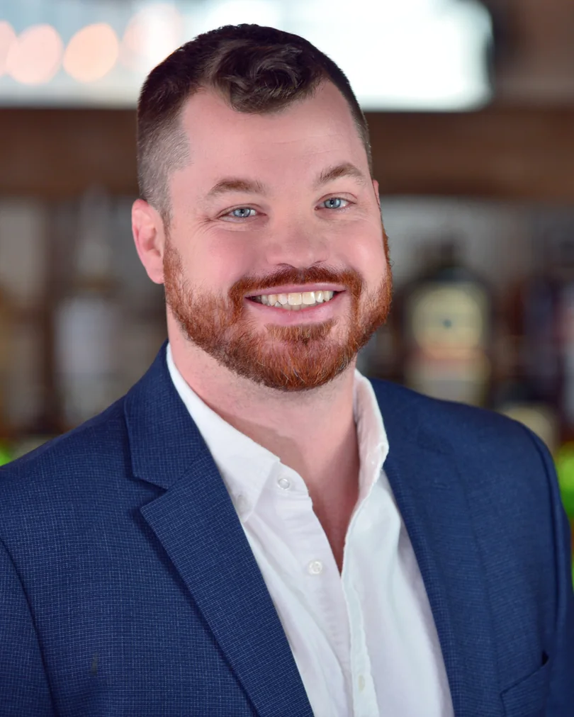 On-location corporate headshot photographed by Scott at a New York City office