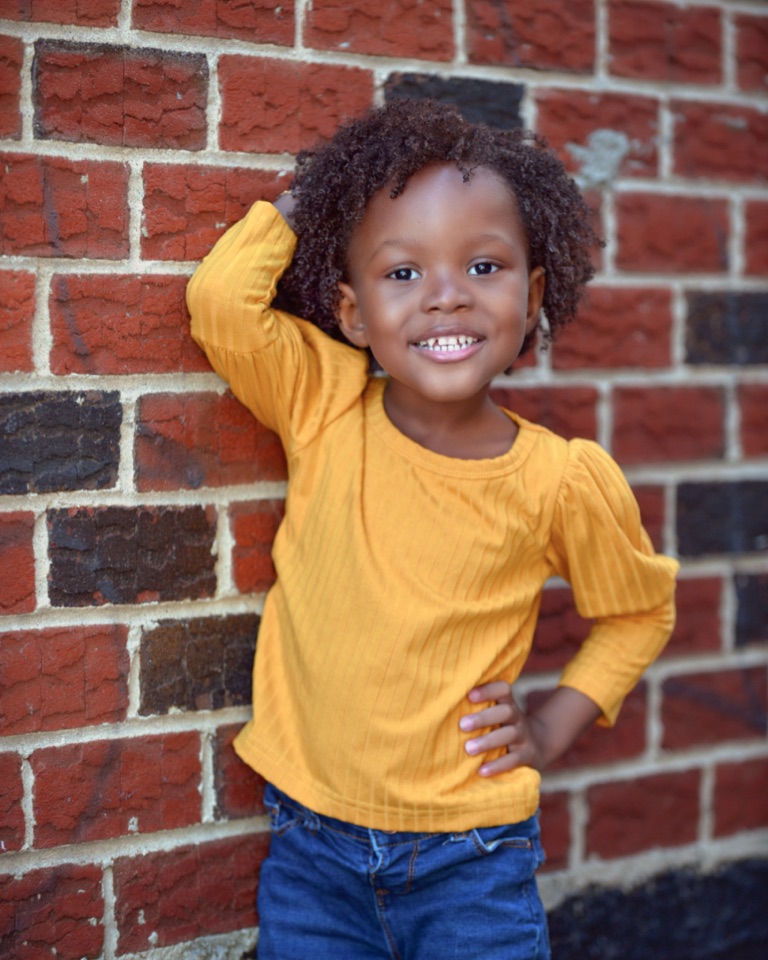 Young performer headshot created for auditions and casting