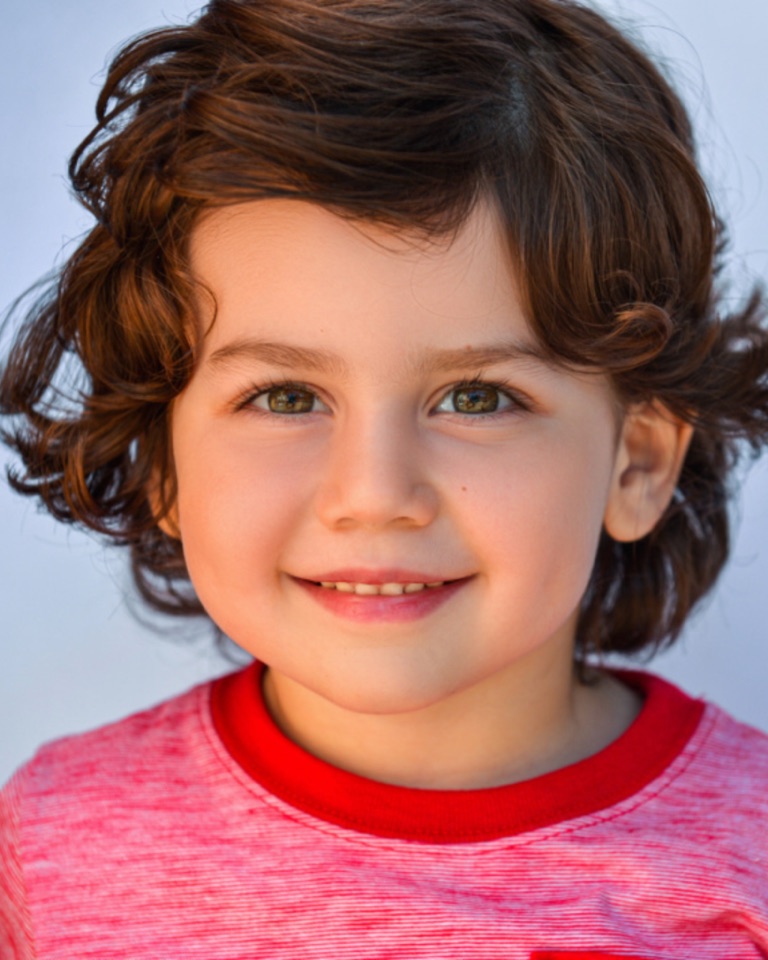 Expressive actor headshot for a casting portfolio
