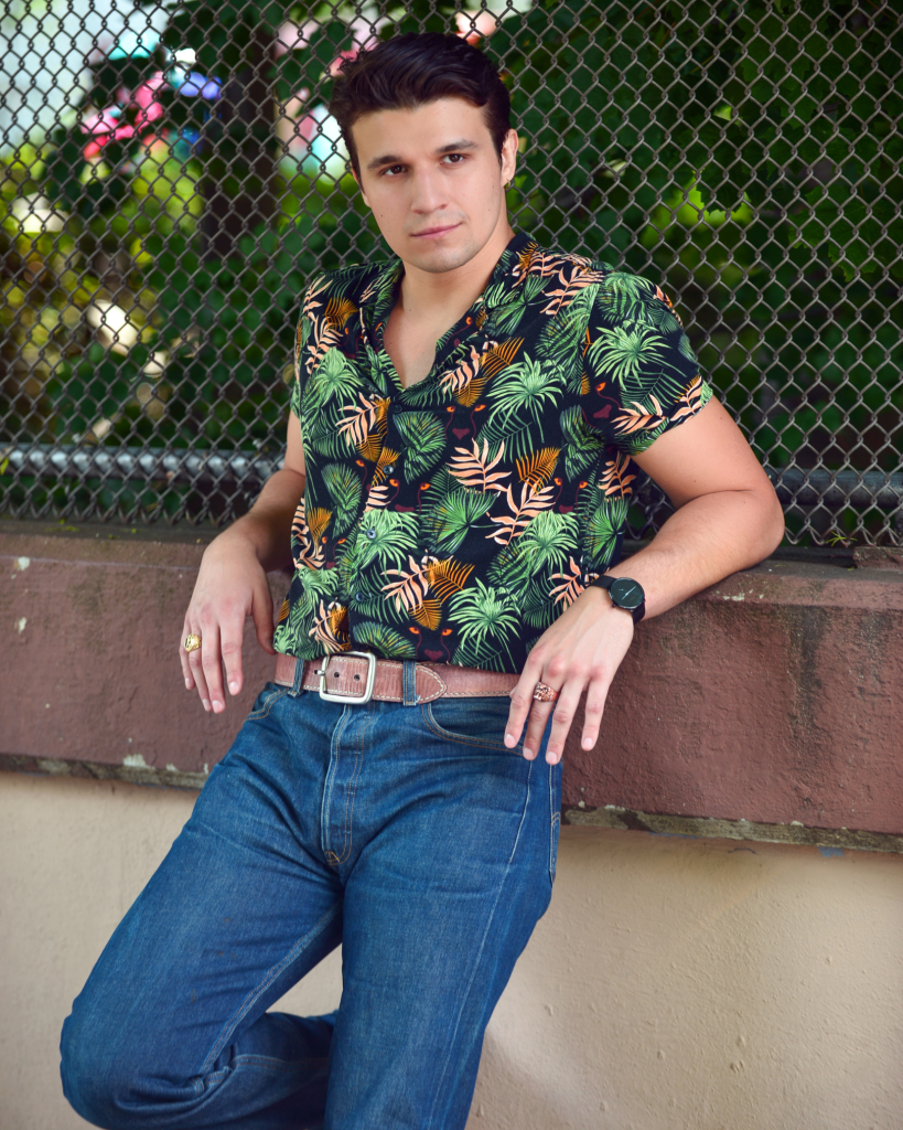 Actor headshot with a cinematic look for auditions and casting